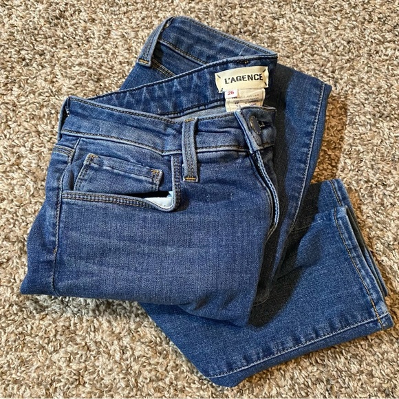 L’AGENCE High Rise Skinny Jeans Size 26 - Picture 14 of 14